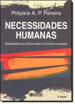 Imagem de NECESSIDADES HUMANAS -  SUBSIDIOS A CRITICA DOS MINIMOS SOCIAIS