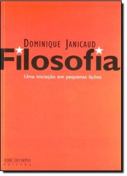 Imagem de FILOSOFIA - UMA INICIACAO EM PEQUENAS LICOES