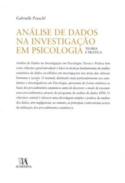 Picture of ANALISE DE DADOS NA INVESTIGACAO EM PSICOLOGIA - TEORIA E PRATICA