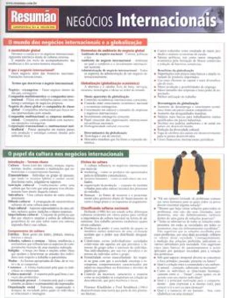 Picture of RESUMAO - NEGOCIOS INTERNACIONAIS