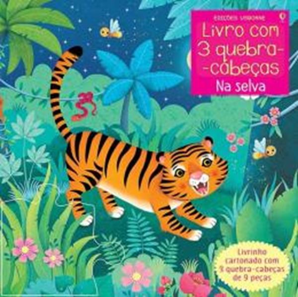 Picture of NA SELVA: LIVRO COM 3 QUEBRA-CABECAS