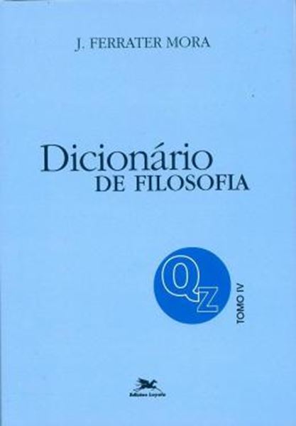 Picture of DICIONARIO DE FILOSOFIA - TOMO 4: Q-Z