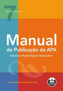 Imagem de MANUAL DE PUBLICACAO DA APA - 7ª ED