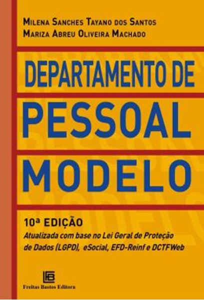 Picture of DEPARTAMENTO DE PESSOAL MODELO - 10ª ED