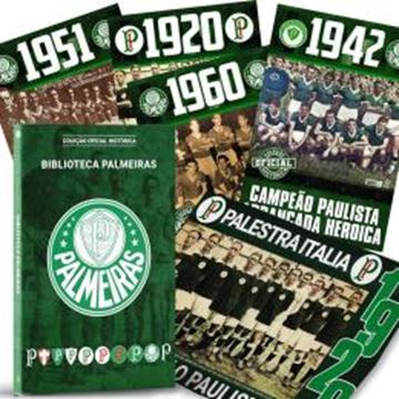 Imagem de PALMEIRAS COLECAO OFICIAL HISTORICA - 4 PRIMEIROS POSTERES + BOX PERSONALIZADO