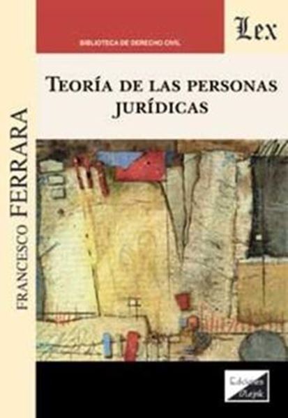 Picture of TEORIA DE LAS PERSONAS JURIDICAS