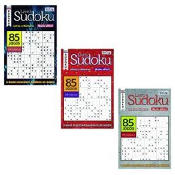 Imagem de KIT 2 LIVROS SUDOKU - LETRAS E NUMEROS - VOL. 2