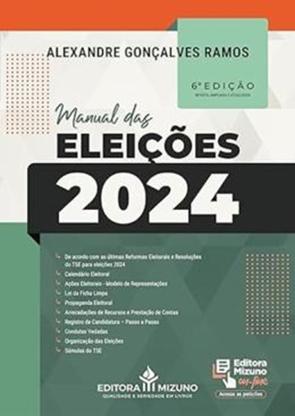 Picture of MANUAL DAS ELEICOES 2024 6ª ED