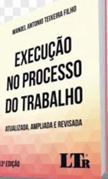 Imagem de EXECUCAO NO PROCESSO DO TRABALHO - ATUALIZADA, AMPLIADA E REVISADA - 13ª ED