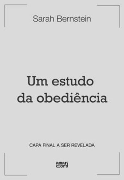 Picture of UM ESTUDO DA OBEDIENCIA