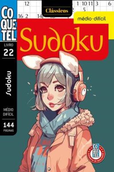 Picture of LIVRO COQUETEL SUDOKU MEDIO-DIFICIL 22
