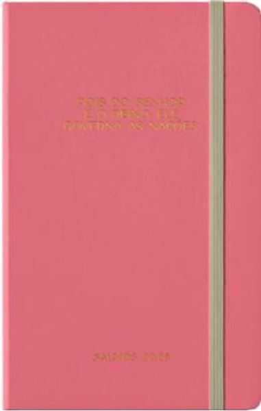 Picture of MOLESKINE ROSA - POIS DO SENHOR E O REINO, ELE GOVERNA AS NACOES