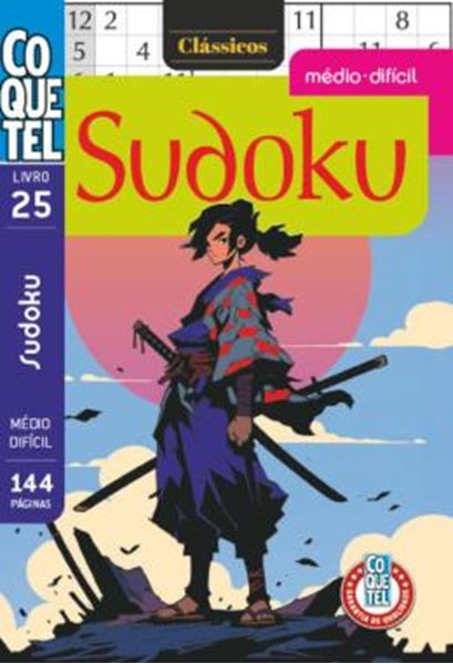 Picture of LIVRO COQUETEL SUDOKU MEDIO-DIFICIL VOL. 25
