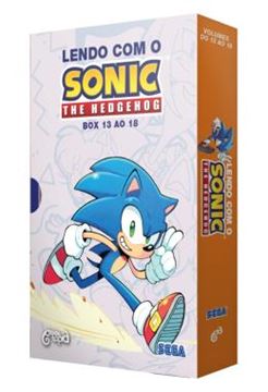 Imagem de BOX - LENDO COM O SONIC - THE HEDGEHOG (VOL. 13 AO 18)