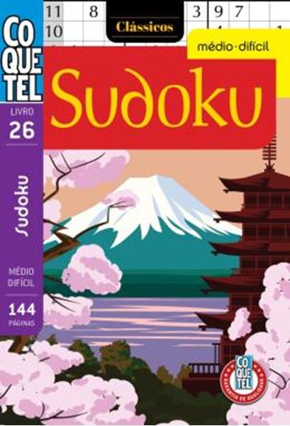 Picture of LIVRO COQUETEL SUDOKU MEDIO-DIFICIL - VOL. 26